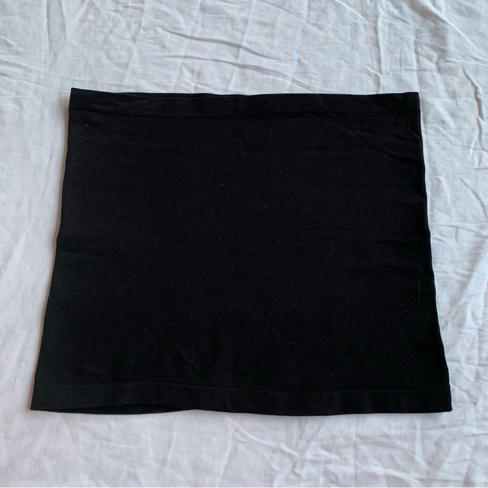 Momzelle Black Stretchy Mini Skirt/Tube Top Size M/L
